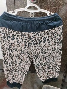 Leopard Print Cropped Pants