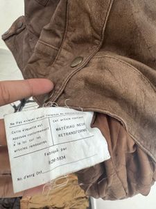 Brown Leather Bomber Jacket
