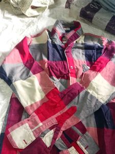 Men's Plaid Short Sleeve Shirt