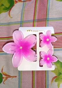 1-Flower Hair Clip Set