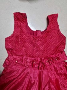 Knee length Elegant Pink Dress