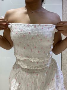 Cute Smocked Crop Top