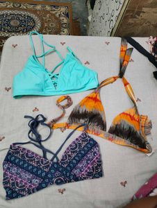 3 Bikini Tops Bundle