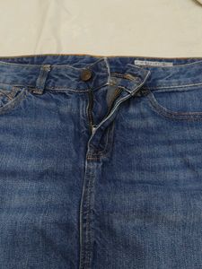 Classic Blue Denim Skirt