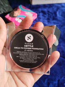 sugar mettle cream to powder foundation.
