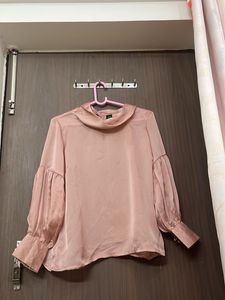 PURE SATIN MYND BRANDED TOP FOR M &amp;L