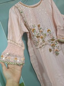 Elegant Pink afgani shalwar Kurta Set