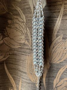 Silver Tone Beaded bracelet
