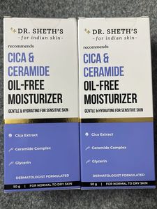 Dr. Sheth's Cica & Ceramide Moisturizer Pack 2