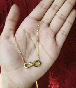 Anti Tarnish Elegant Infinity Necklace
