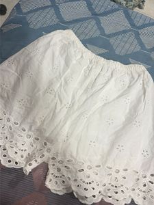beachy white shorts