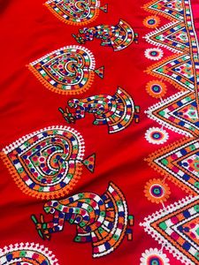 kutch embroidery fabric