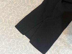 Zara Black Collared Blouse