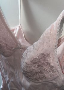 ⋆.˚coquette baby pink top .