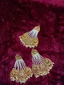 earings with jhumar