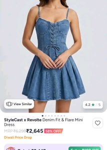 Denim Corset Dress