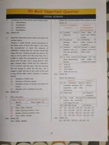 CBSE Class 10 SST Project 45 Notes
