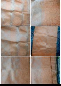 Elegant Peach Saree