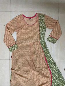 Patterned Long Sleeve Dress