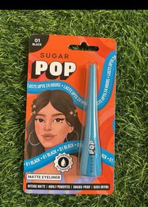 Sugar Pop Matte Eyeliner - Black