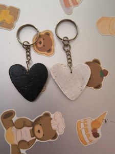 Cute Heart Spiderman Keychains