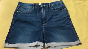 Stylish Blue Denim Shorts