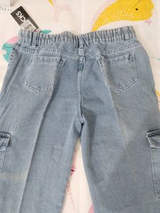L Size Cargo Jeans For Women