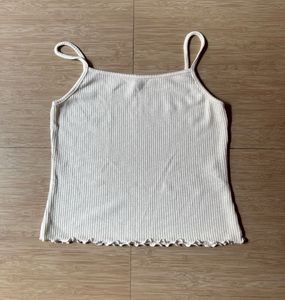 Ribbed Spaghetti Strap Tank Top