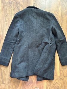Stylish Double-Breasted Wool Coat