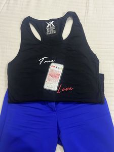 Blue Straight Leg Trousers
