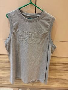 Combo of 3 Sleeveless Tops – Grey, Mustard Yellow