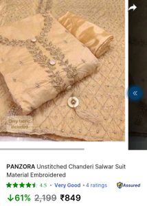 New Heavy Embroidery Dress Material