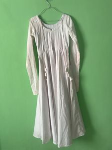 Elegant White Anarkali Kurta