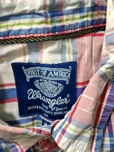 Wrangler "Spirit of America" Plaid Shirt