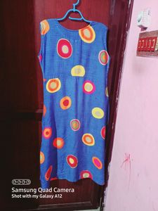 Sleeve less rayon kurthi