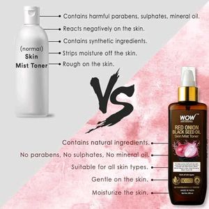 WOW Red Onion Black Seed Oil Skin Mist Toner