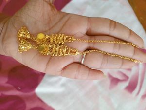 Golden Jhumka Earrings