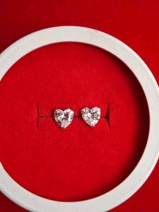 Charming Heart Stud Earrings