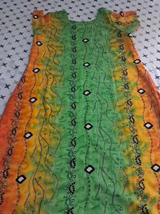 Vibrant Ombre Print Kurta