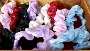 Organza Scrunchies Pack Of 12
