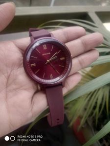 ❤️ Sonata women's Maroon Dial Watch ⌚✨