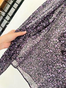 NA-KD Floral Print Ruffle Blouse