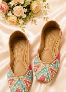 Embellished Jutti Flats