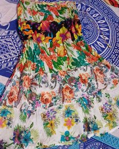Floral Tiered Maxi Skirt