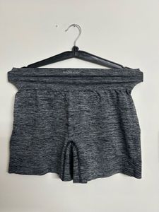 Grey Heathered Athletic Shorts