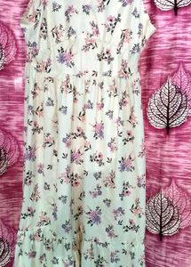 Floral Print Maxi Dress