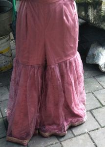 Pink Sharar Set with Dupatta
