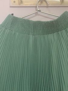Pleated Midi Skirt