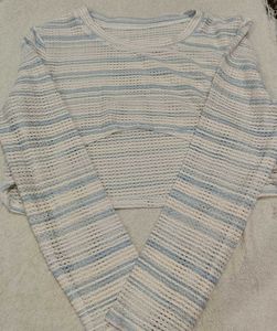 Cropped Knit Sweater