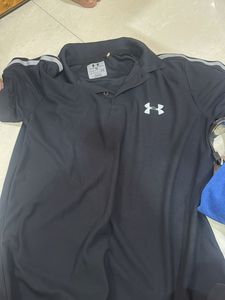 Under Armour Men's Black Polo Shirt